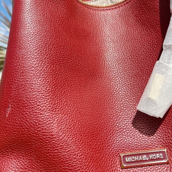 Gaby’sBags 👜💕 Michael Kors Hobo Tote Red - Picture 9 of 9